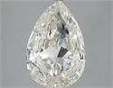5.03 quilates, De pera Diamante , Color K, claridad SI2 y certificado por HRD