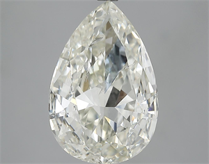 Picture of 5.03 Carats, Pear Diamond with  Cut, K Color, SI2 Clarity and Certified by HRD