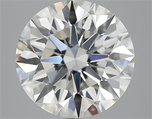 Picture of 6.19 Carats, Round Diamond with Excellent Cut, E Color, VVS1 Clarity and Certified by GIA