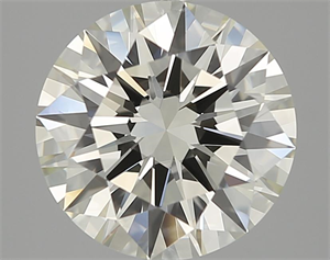 Picture of 3.91 Carats, Round Diamond with Excellent Cut, M Color, IF Clarity and Certified by GIA