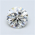 0.80 Carats, Round Diamond with Excellent Cut, J Color, VVS2 Clarity and Certified by GIA