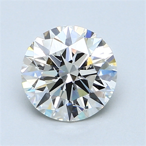Picture of 1.25 Carats, Round Diamond with Excellent Cut, H Color, VVS1 Clarity and Certified by GIA