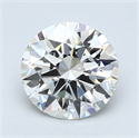 1.18 quilates, Redondo Diamante , Color H, claridad VVS1 y certificado por GIA