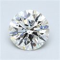1.06 quilates, Redondo Diamante , Color J, claridad SI1 y certificado por GIA