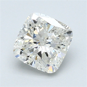 Picture of 1.00 Carats, Cushion Diamond with  Cut, H Color, SI1 Clarity and Certified by GIA