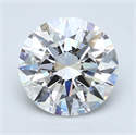 2.16 quilates, Redondo Diamante , Color E, claridad VVS2 y certificado por GIA