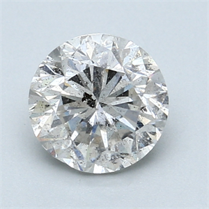 Picture of 1.52 Carats, Round Diamond with Fair Cut, G Color, I2 Clarity and Certified by GIA