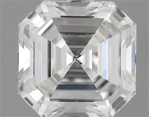Picture of 0.52 Carats, Asscher Diamond with  Cut, G Color, SI1 Clarity and Certified by GIA