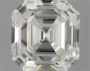 Picture of 0.93 Carats, Asscher Diamond with  Cut, J Color, VVS1 Clarity and Certified by GIA