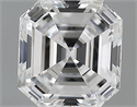 0.70 quilates, Asscher Diamante , Color D, claridad SI1 y certificado por GIA