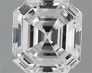 Picture of 0.70 Carats, Asscher Diamond with  Cut, D Color, SI1 Clarity and Certified by GIA