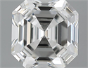 0.93 quilates, Asscher Diamante , Color G, claridad VS2 y certificado por GIA