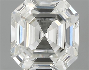 Picture of 0.90 Carats, Asscher Diamond with  Cut, H Color, VVS1 Clarity and Certified by GIA