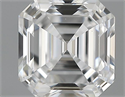 0.76 Carats, Asscher Diamond with  Cut, E Color, IF Clarity and Certified by GIA