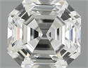 0.90 Carats, Asscher Diamond with  Cut, G Color, IF Clarity and Certified by GIA