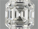 0.92 Carats, Asscher Diamond with  Cut, H Color, VS2 Clarity and Certified by GIA