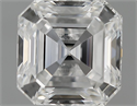 0.93 Carats, Asscher Diamond with  Cut, F Color, VS1 Clarity and Certified by GIA