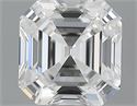 0.92 Carats, Asscher Diamond with  Cut, F Color, VVS1 Clarity and Certified by GIA