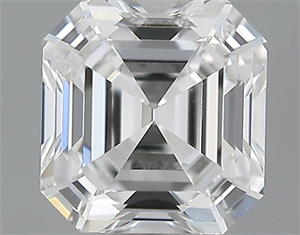 Picture of 0.92 Carats, Asscher Diamond with  Cut, F Color, VVS1 Clarity and Certified by GIA