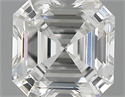 0.94 quilates, Asscher Diamante , Color F, claridad IF y certificado por GIA