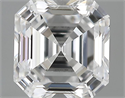 0.94 Carats, Asscher Diamond with  Cut, D Color, IF Clarity and Certified by GIA