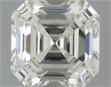 1.01 Carats, Asscher Diamond with  Cut, K Color, SI2 Clarity and Certified by GIA