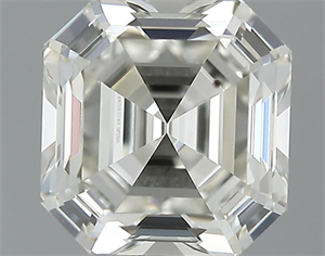 Foto 1.02 quilates, Asscher Diamante , Color K, claridad SI1 y certificado por GIA de