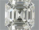 1.03 Carats, Asscher Diamond with  Cut, L Color, VVS2 Clarity and Certified by GIA