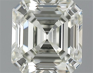 Foto 1.03 quilates, Asscher Diamante , Color L, claridad VVS2 y certificado por GIA de