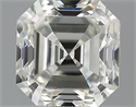 1.01 quilates, Asscher Diamante , Color J, claridad SI1 y certificado por GIA