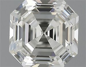 Picture of 1.01 Carats, Asscher Diamond with  Cut, J Color, VS1 Clarity and Certified by GIA
