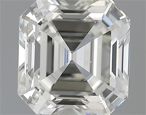 Foto 1.01 quilates, Asscher Diamante , Color J, claridad VS1 y certificado por GIA de