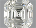 1.01 Carats, Asscher Diamond with  Cut, J Color, VVS2 Clarity and Certified by GIA