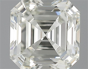 Picture of 1.01 Carats, Asscher Diamond with  Cut, J Color, VVS2 Clarity and Certified by GIA