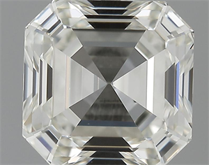 Foto 1.05 quilates, Asscher Diamante , Color J, claridad VVS2 y certificado por GIA de