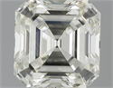 1.07 quilates, Asscher Diamante , Color J, claridad VVS2 y certificado por GIA