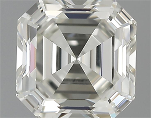 Picture of 1.05 Carats, Asscher Diamond with  Cut, J Color, IF Clarity and Certified by GIA