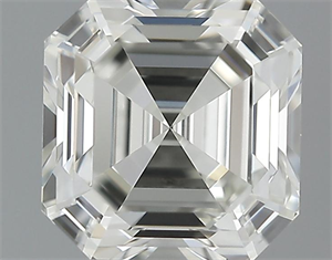 Picture of 1.02 Carats, Asscher Diamond with  Cut, J Color, IF Clarity and Certified by GIA