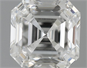 1.02 Carats, Asscher Diamond with  Cut, E Color, SI1 Clarity and Certified by GIA