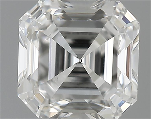 Picture of 1.02 Carats, Asscher Diamond with  Cut, E Color, SI1 Clarity and Certified by GIA