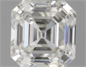 1.07 Carats, Asscher Diamond with  Cut, H Color, VS2 Clarity and Certified by GIA