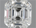 1.01 Carats, Asscher Diamond with  Cut, F Color, VS2 Clarity and Certified by GIA