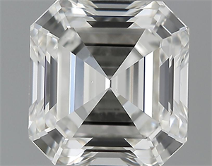 Picture of 1.02 Carats, Asscher Diamond with  Cut, G Color, VVS2 Clarity and Certified by GIA
