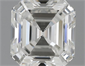 1.02 quilates, Asscher Diamante , Color G, claridad VVS2 y certificado por GIA