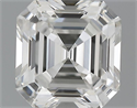 1.02 Carats, Asscher Diamond with  Cut, G Color, VVS2 Clarity and Certified by GIA