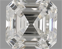 1.03 quilates, Asscher Diamante , Color G, claridad VVS2 y certificado por GIA