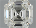 2.05 Carats, Asscher Diamond with  Cut, J Color, VS2 Clarity and Certified by GIA