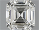 1.01 quilates, Asscher Diamante , Color G, claridad IF y certificado por GIA
