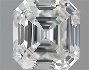 Foto 1.01 quilates, Asscher Diamante , Color F, claridad IF y certificado por GIA de