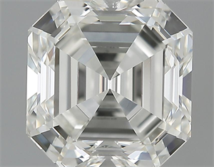 Picture of 3.03 Carats, Asscher Diamond with  Cut, J Color, VS1 Clarity and Certified by GIA